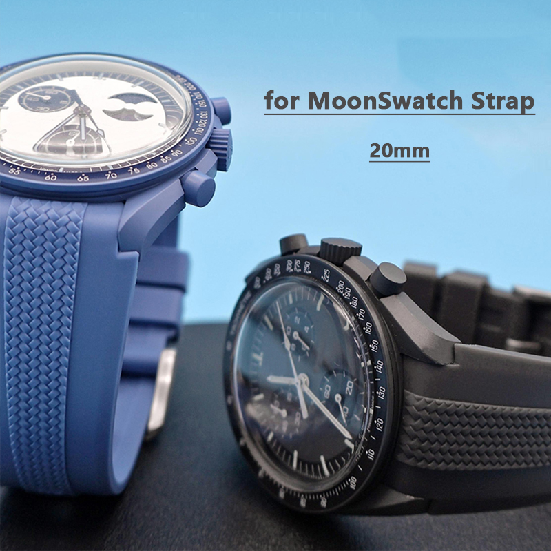 Omega Watch Seamaster - Correa de goma para Swatch X