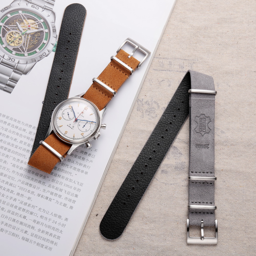 Tropic Strap Vintage - HEMSUT-Correa de reloj de cuero genuino