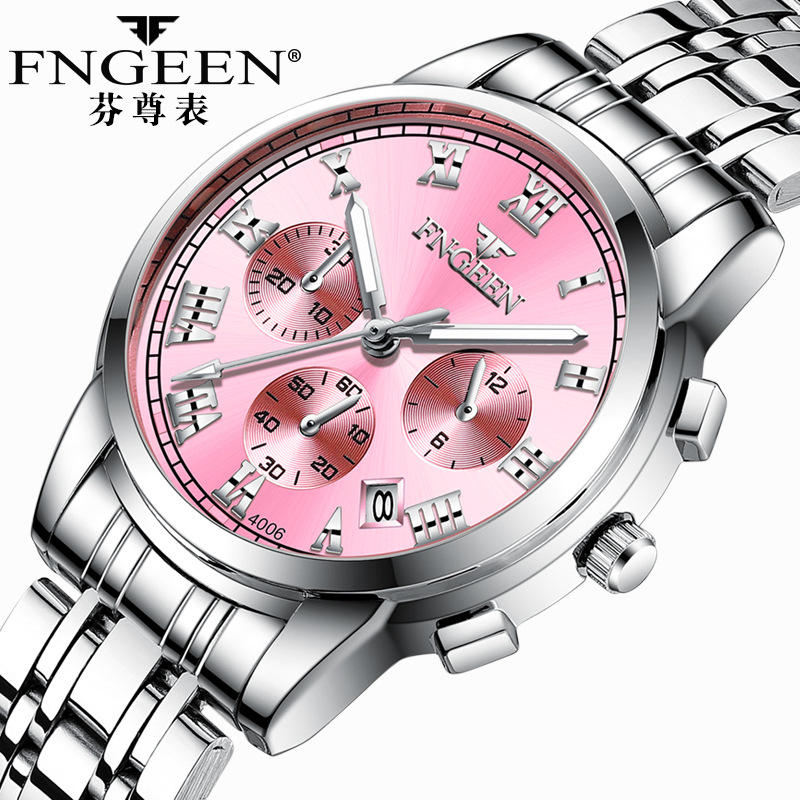 FNGEEN-reloj de cuarzo de lujo - Stainless Bracelet Diver reseña y precio