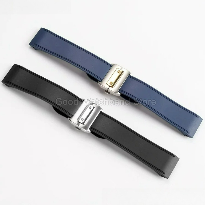 Correa de reloj de goma de alt - Cartier Watch Santos reseña y precio