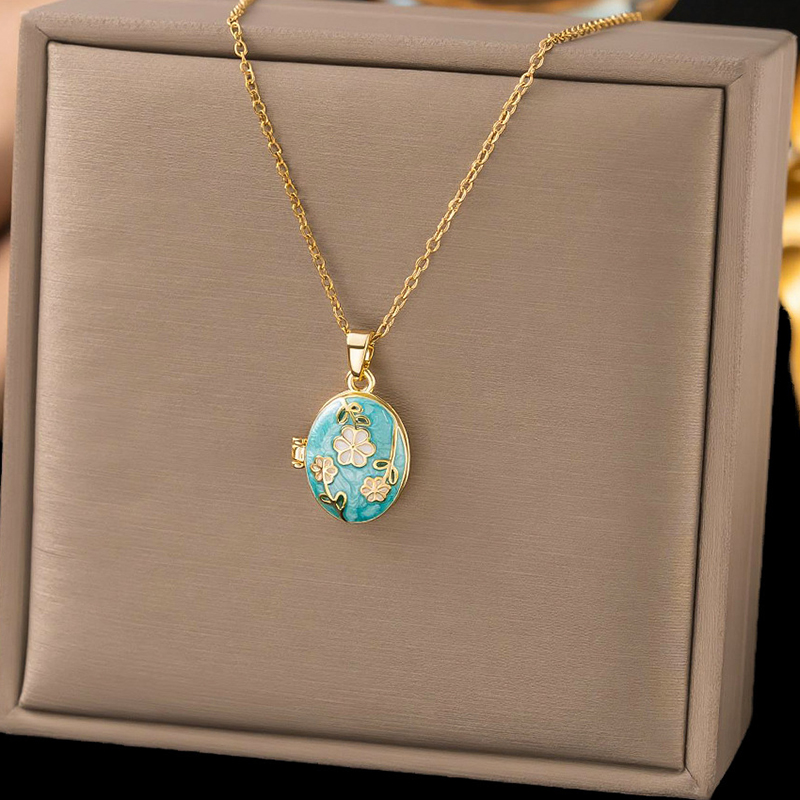 ANENJERY Collar con Colgante d - Butterfly Clasp Deployant reseña y precio