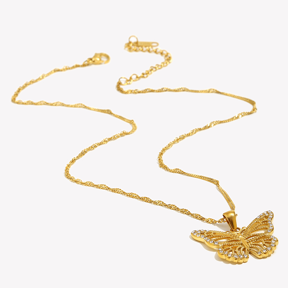E.B.belle joyería de acero ino - Butterfly Clasp Deployant reseña y precio
