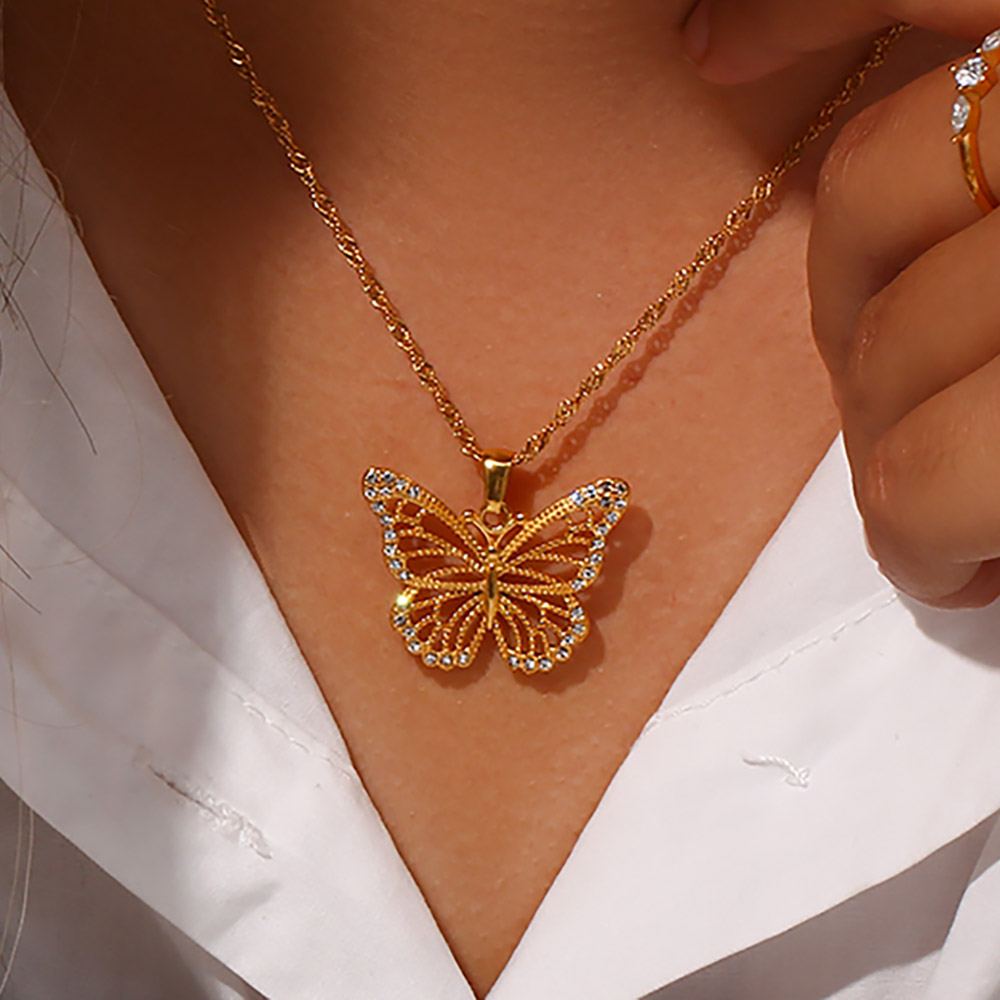 E.B.belle joyería de acero ino - Butterfly Clasp Deployant reseña y precio