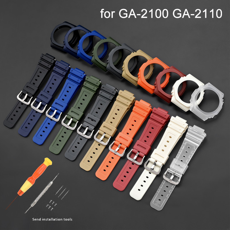 Correa de reloj de caucho, caj - Casio Watch G-Shock Ga-2100 reseña y precio