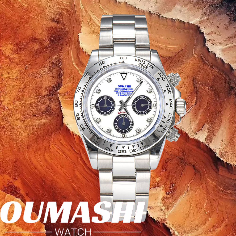 Relojes de lujo VK63 con crist - Stainless Bracelet Diver reseña y precio